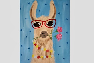 Painting & Brews - Adorable Lama